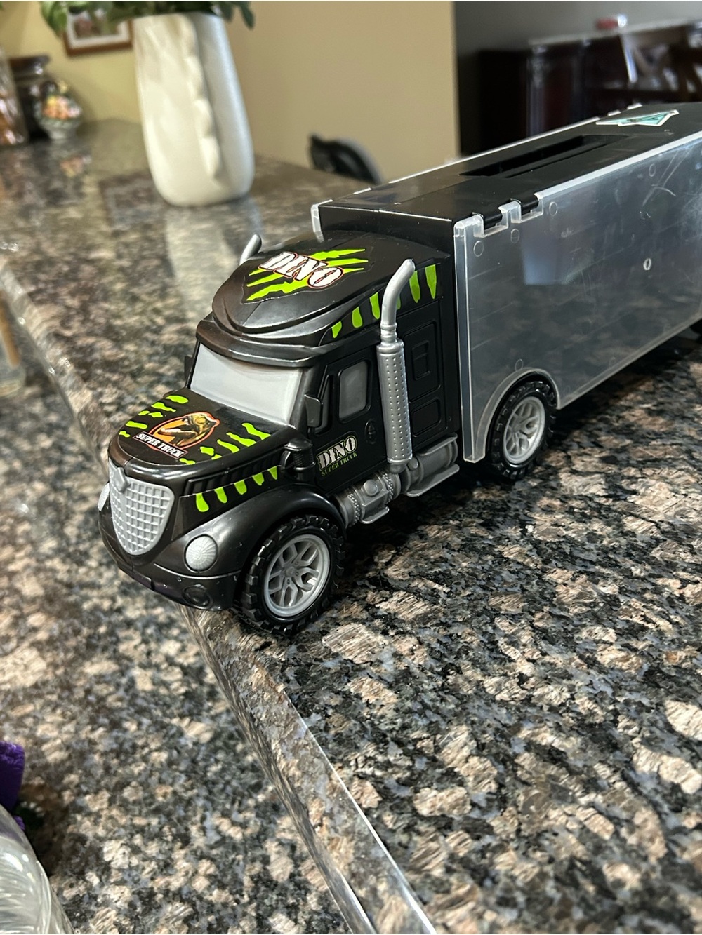 Carrier Dino Truck Kids Toys fits cars inside